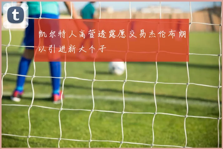 凯尔特人高管透露愿交易杰伦布朗以引进新大个子